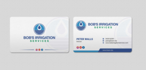 Visitenkarten-Design von INDIAN_Ashok für Bob's Irrigation Services | Design: #15818444