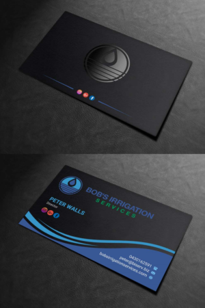 Visitenkarten-Design von INDIAN_Ashok für Bob's Irrigation Services | Design: #15818449