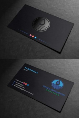 Visitenkarten-Design von INDIAN_Ashok für Bob's Irrigation Services | Design: #15818451