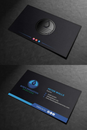 Visitenkarten-Design von INDIAN_Ashok für Bob's Irrigation Services | Design: #15818452
