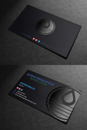 Visitenkarten-Design von INDIAN_Ashok für Bob's Irrigation Services | Design: #15818456