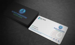 Business Card Design by Riz' for Bob's Irrigation Services | Design #15793146