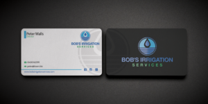 Visitenkarten-Design von Riz' für Bob's Irrigation Services | Design: #15794517
