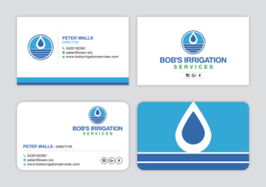 Diseño de Tarjeta de Presentación por MIND para Bob's Irrigation Services | Diseño: #15795410