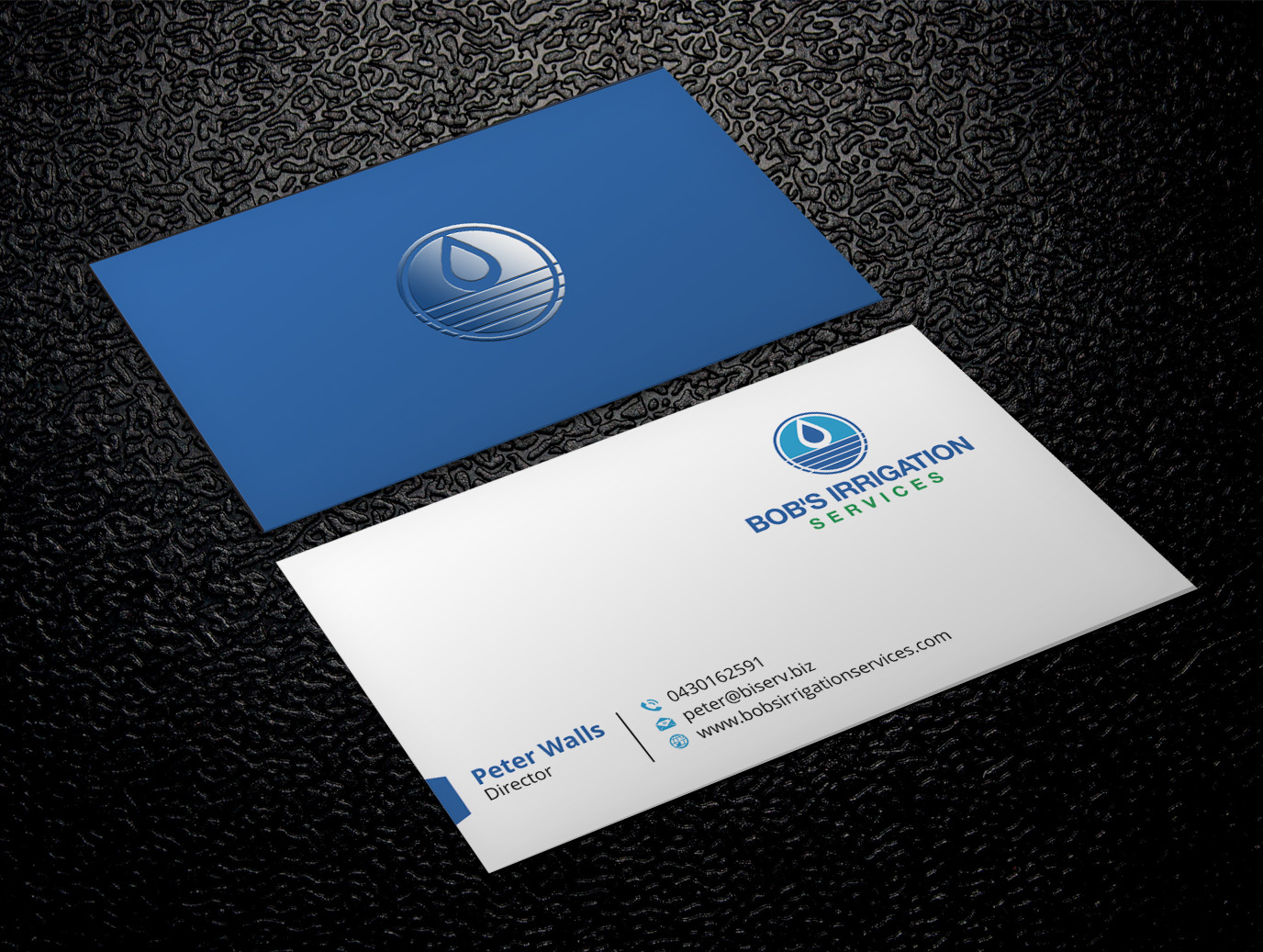 Business Card Design by Xpert for Bob's Irrigation Services | Design #15810060