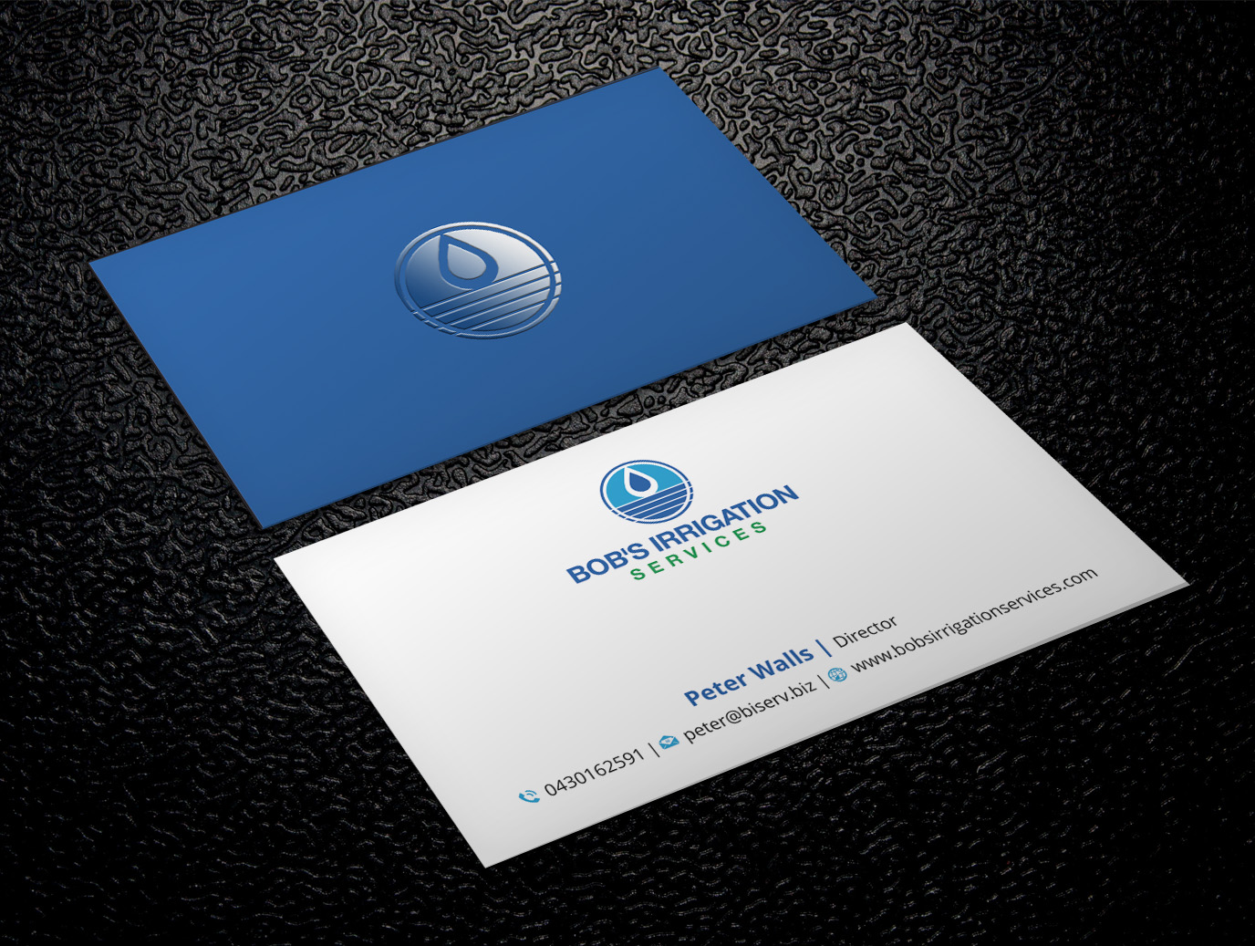 Business Card Design by Xpert for Bob's Irrigation Services | Design #15810091