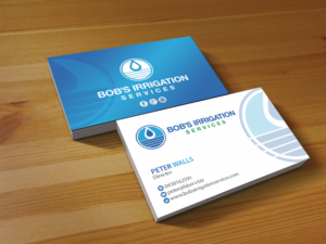 Diseño de Tarjeta de Presentación por Creations Box 2015 para Bob's Irrigation Services | Diseño: #15800869