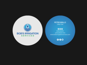 Visitenkarten-Design von Creations Box 2015 für Bob's Irrigation Services | Design: #15800896