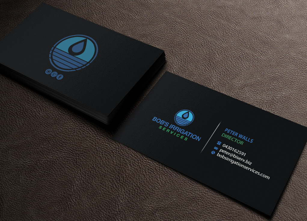 Design de Carte de Visite par Brand aid pour Bob's Irrigation Services | Design #15797713