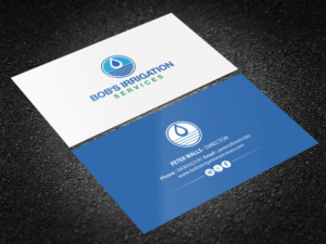 Visitenkarten-Design von Brand aid für Bob's Irrigation Services | Design: #15805528