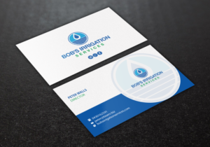 Visitenkarten-Design von Brand aid für Bob's Irrigation Services | Design: #15805538
