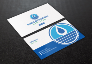 Visitenkarten-Design von Brand aid für Bob's Irrigation Services | Design: #15805539