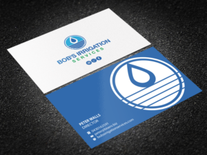 Visitenkarten-Design von Brand aid für Bob's Irrigation Services | Design: #15805550