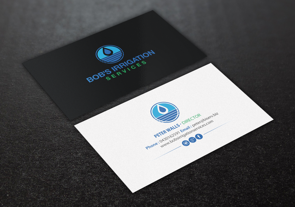Design de Carte de Visite par Brand aid pour Bob's Irrigation Services | Design #15805554
