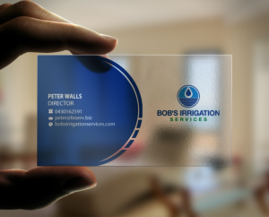 Visitenkarten-Design von Brand aid für Bob's Irrigation Services | Design: #15808659
