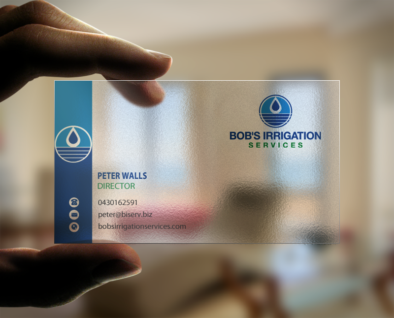 Visitenkarten-Design von Brand aid für Bob's Irrigation Services | Design #15808660