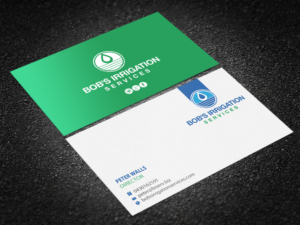 Visitenkarten-Design von Brand aid für Bob's Irrigation Services | Design: #15808664