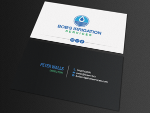 Visitenkarten-Design von chandrayaan.creative für Bob's Irrigation Services | Design: #15797630
