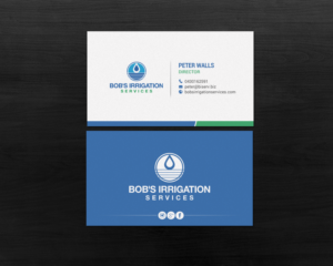 Visitenkarten-Design von chandrayaan.creative für Bob's Irrigation Services | Design: #15797631