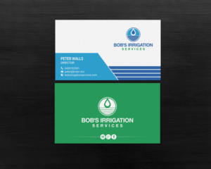 Visitenkarten-Design von chandrayaan.creative für Bob's Irrigation Services | Design: #15805638