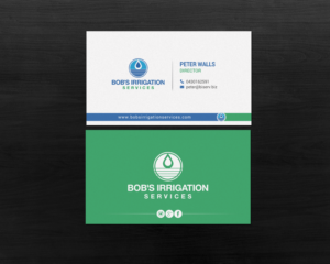 Visitenkarten-Design von chandrayaan.creative für Bob's Irrigation Services | Design: #15805639