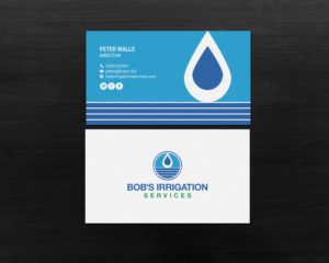 Visitenkarten-Design von chandrayaan.creative für Bob's Irrigation Services | Design: #15807722