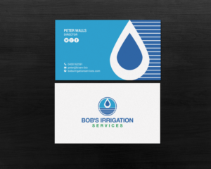 Visitenkarten-Design von chandrayaan.creative für Bob's Irrigation Services | Design: #15807723