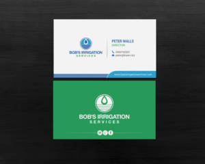Visitenkarten-Design von chandrayaan.creative für Bob's Irrigation Services | Design: #15807725
