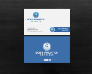 Visitenkarten-Design von chandrayaan.creative für Bob's Irrigation Services | Design: #15807765