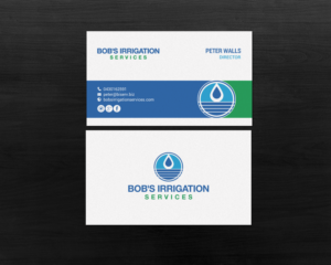 Visitenkarten-Design von chandrayaan.creative für Bob's Irrigation Services | Design: #15807768