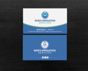 Visitenkarten-Design von chandrayaan.creative für Bob's Irrigation Services | Design: #15807800