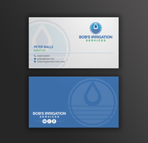 Visitenkarten-Design von chandrayaan.creative für Bob's Irrigation Services | Design: #15817972
