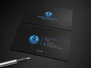 Business Card Design by Graphic Flame for Bob's Irrigation Services | Design: #15796932