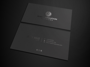 Business Card Design by Graphic Flame for Bob's Irrigation Services | Design: #15796936