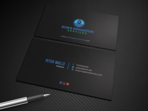 Business Card Design by Graphic Flame for Bob's Irrigation Services | Design: #15796938
