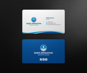 Diseño de Tarjeta de Presentación por logodentity para Bob's Irrigation Services | Diseño: #15794006