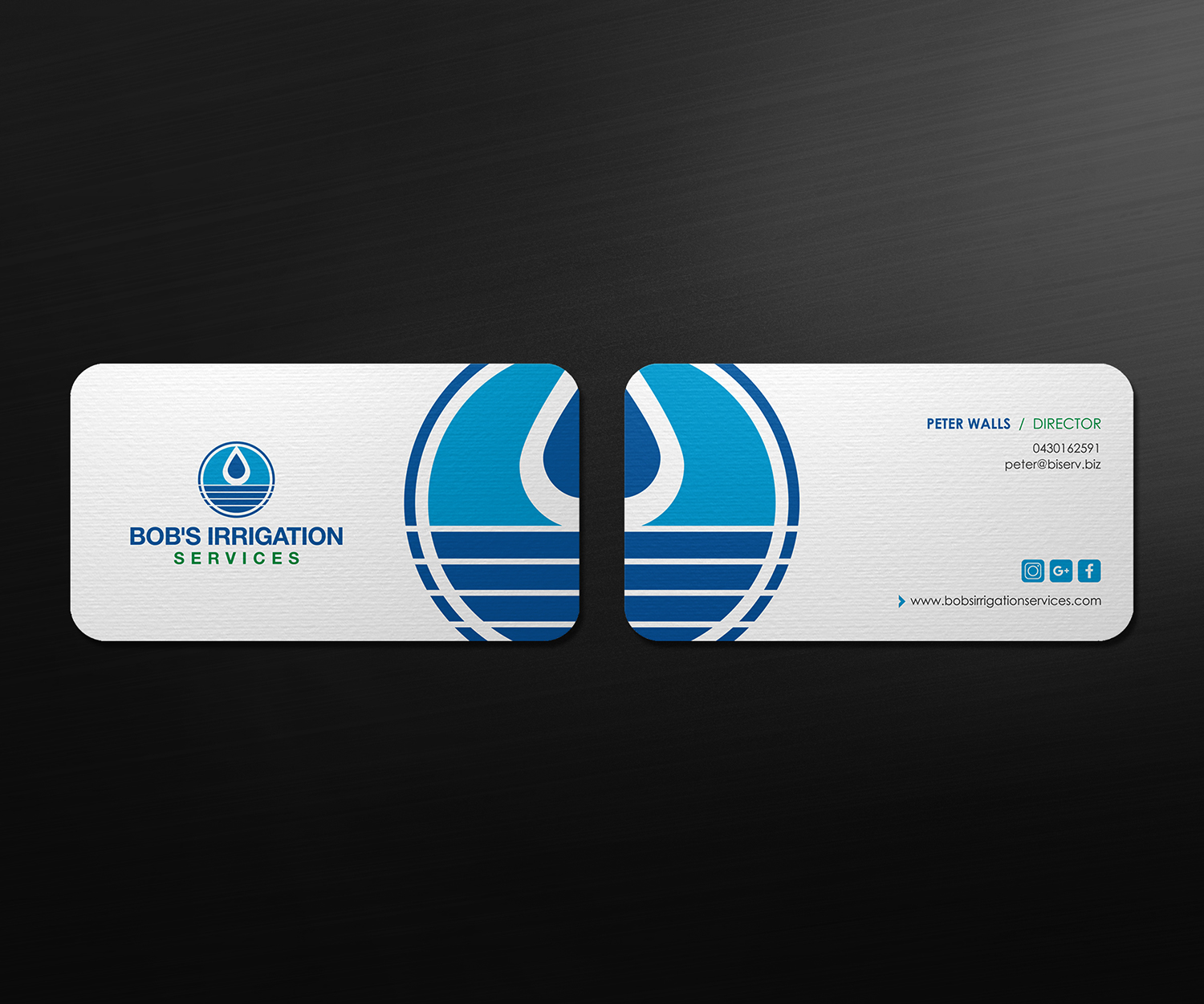 Business Card Design by logodentity for Bob's Irrigation Services | Design #15806904