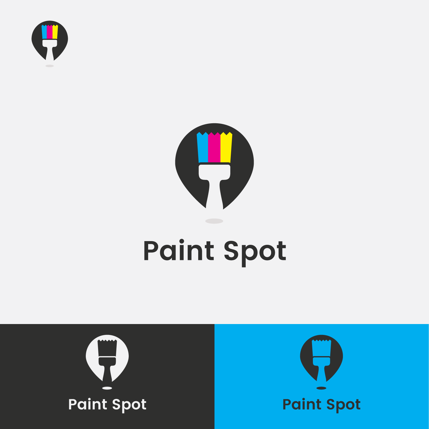 Logo Design by Rodrigo Angeli for Paint Spot | Design #15788568