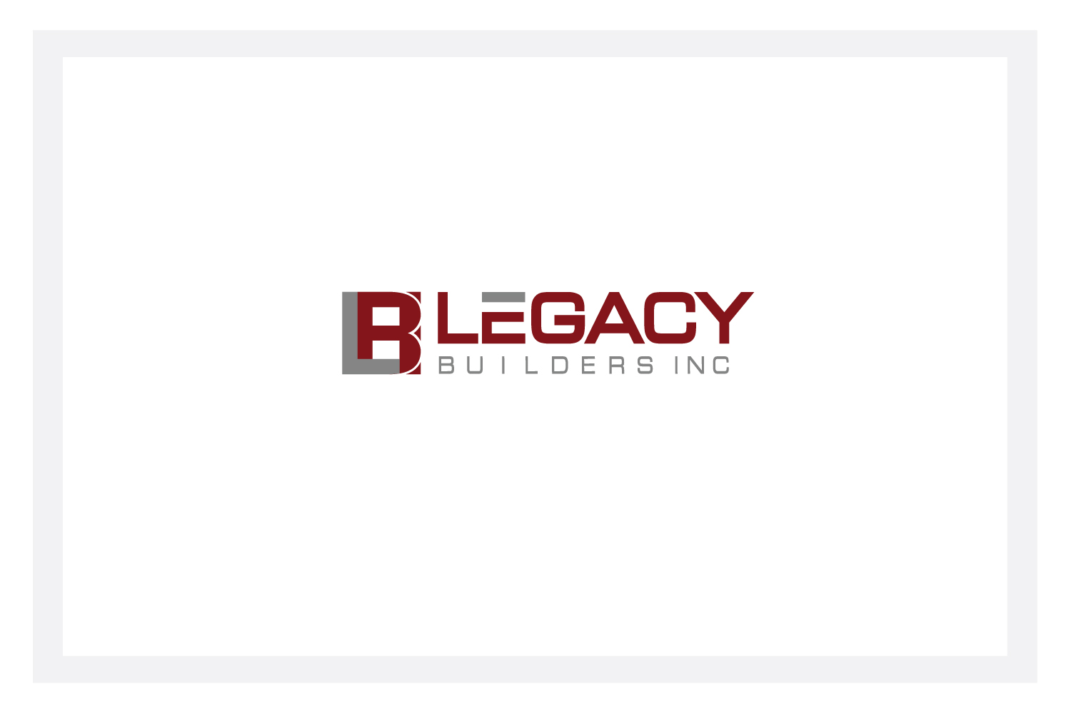 Logo Design by solidinto for Legacy Builders | Design #15873674