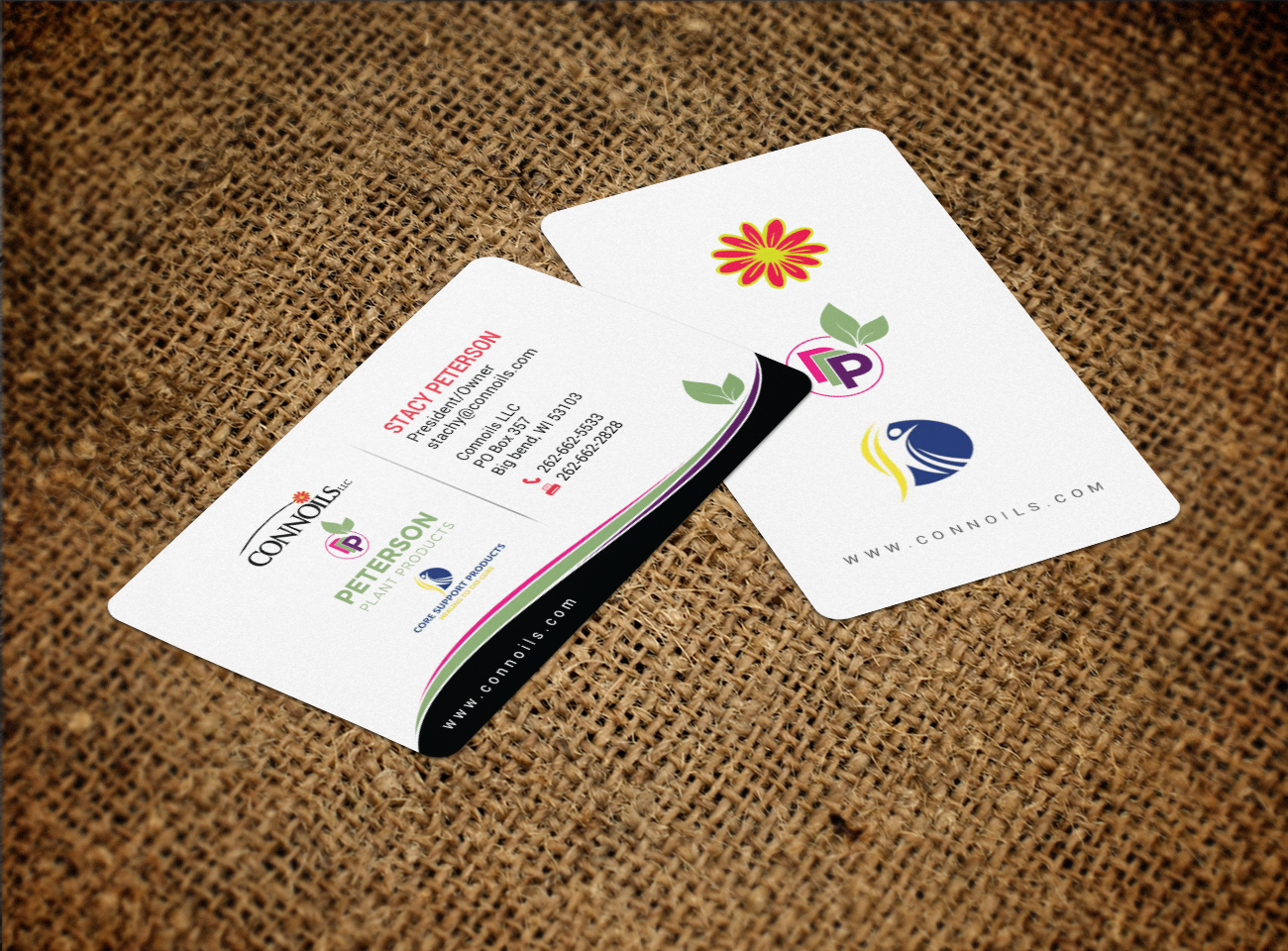 Business Card Design by chandrayaan.creative for Connoils | Design #15822118