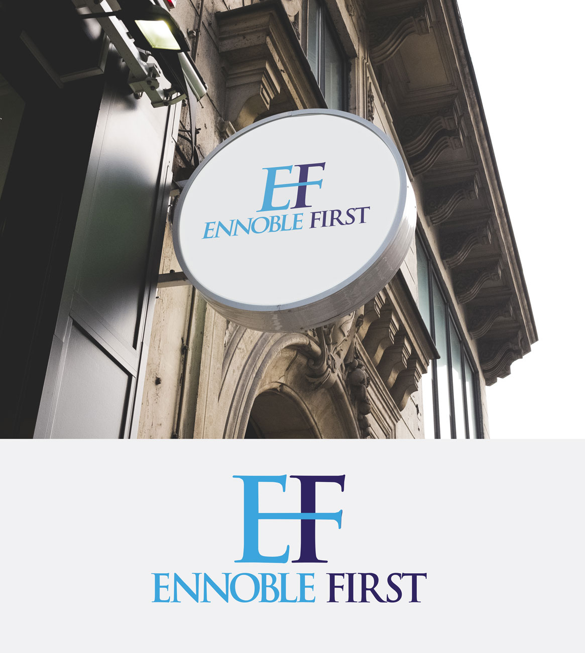 Logo Design by Impressive Solutions for Ennoble First Inc. | Design #15799175