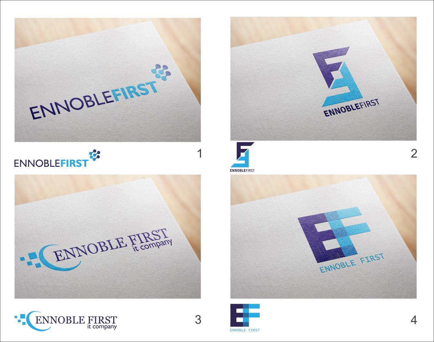 Logo Design by Ant_House for Ennoble First Inc. | Design #15862982