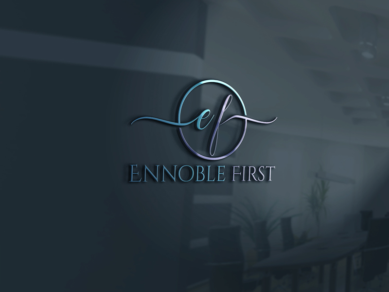 Logo Design by rocklee for Ennoble First Inc. | Design #15871892