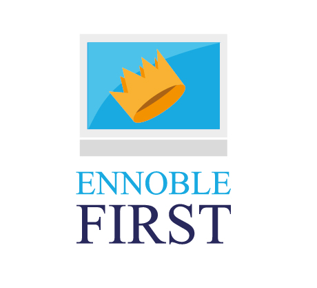 Logo Design by Crafty Fox Design for Ennoble First Inc. | Design #15894876