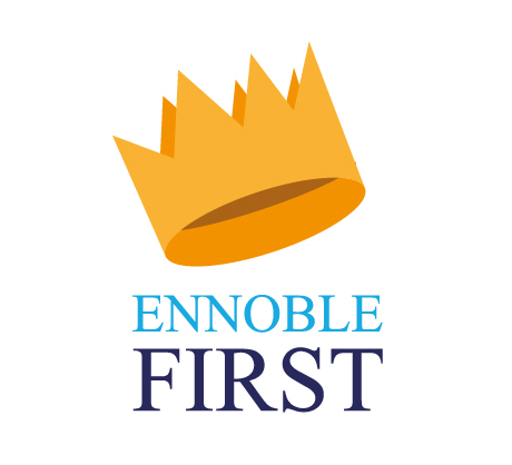 Logo Design by Crafty Fox Design for Ennoble First Inc. | Design #15894880