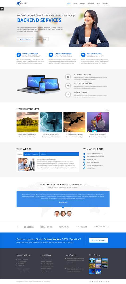 Web Design by Ummer Aftab for Carbon Logistics GmbH | Design #2614500