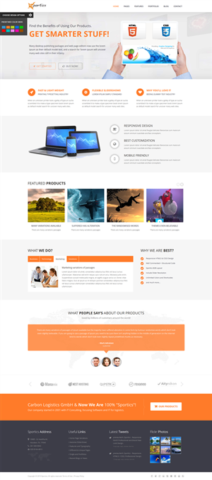 Web Design by Ummer Aftab for Carbon Logistics GmbH | Design: #2614508