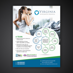 Diseño de Flyer por Mariyam Khan para Natural Health & Fitness Solutions | Diseño: #15869455