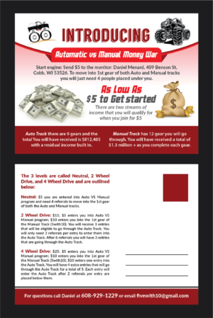 Postcard Design by Deziners Zone for 5with10 | Design: #15827888
