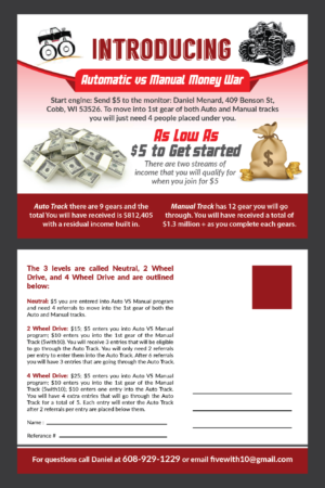 Postcard Design by Deziners Zone for 5with10 | Design: #15849285